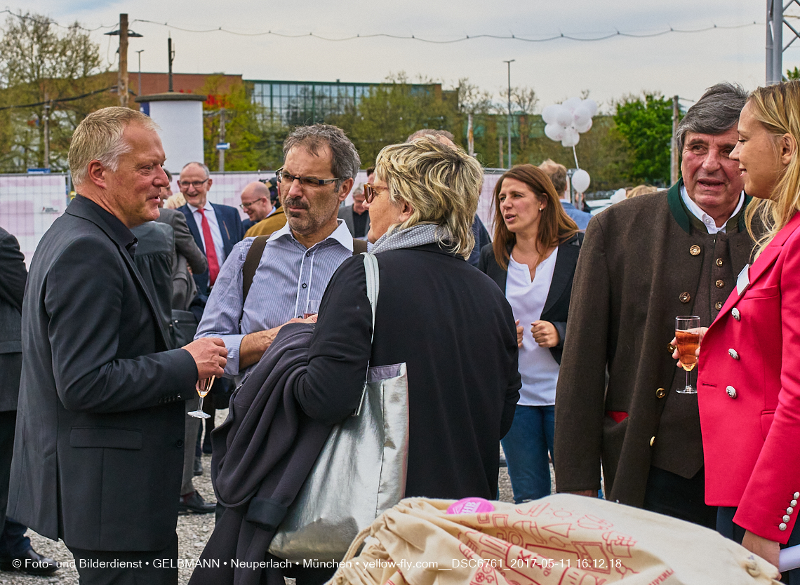 11. Mai 2017 - Grundsteinlegung für die LOGE und dem Kulturquadrat in Neuperlach